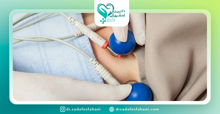 آماده شدن برای گرفتن نوار قلب